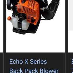 Back Pack Blower With Tube Throttle 