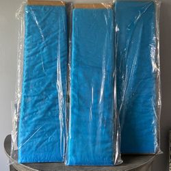 30 yards total (3 packs) let’s pretend glitter organza•56”wide•TEAL•all for $30