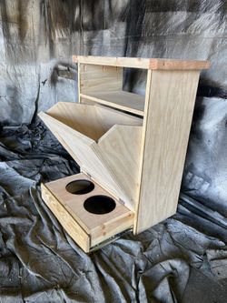 Custom dog feeders