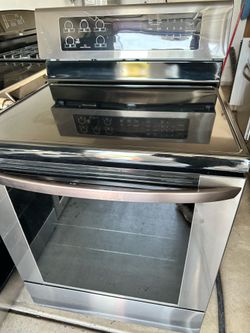 LG Electric Black stainless