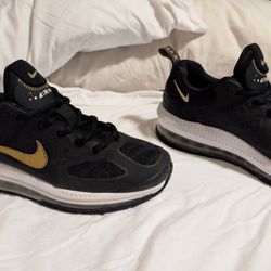 Nike Air Max Genome Black Metallic Gold Men's Size 8
