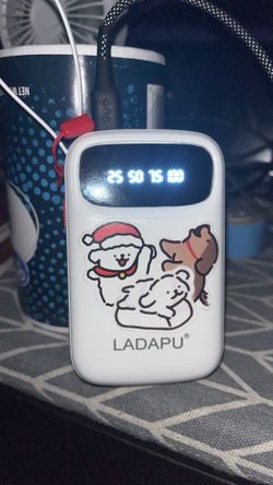 Small portable charger with cords