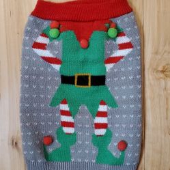 NEW Pet Holiday 3D Elf Dog Sweater (M)