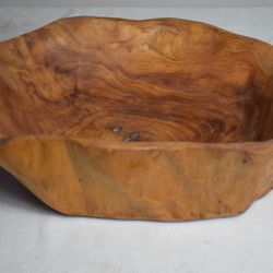 Hand Carved Wood Bowl
