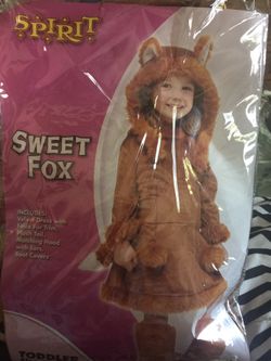 Sweet Fox costume 3t-4t