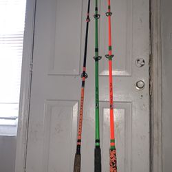 2 Madkatz Rods That Glow With Black Light 1 Fmj Whisker Seeker Rod