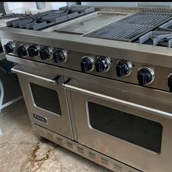 48" Viking Dual Fuel Gas Range 