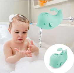  Baby Bath Spout Cover (Whale -Turquoise)