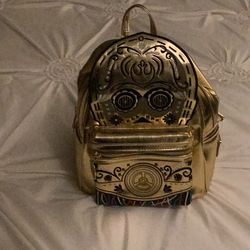Day of the Dead Stars Wars Gold BackPack