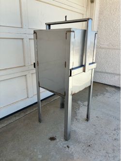 Custom Stainless Steel Tank / Hopper on Stand