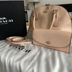 Coach Purse And Matching Wallet 