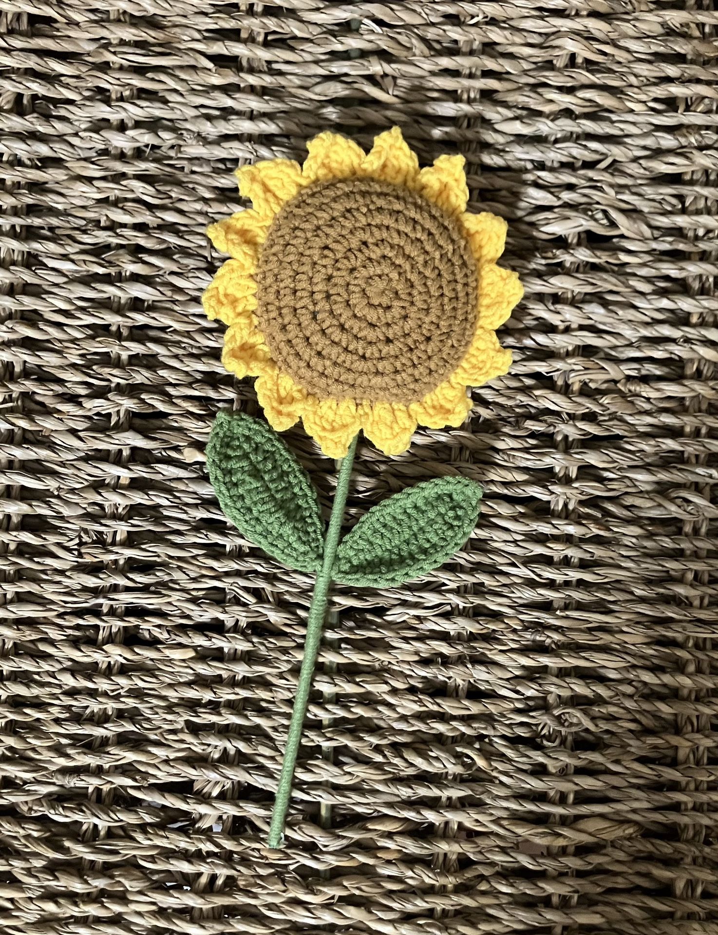 Handmade Crochet Sunflower
