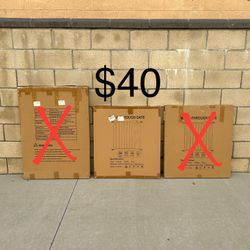 NEW Baby/Pet Gate, Auto Close Dog Gate for, Stairs & Doorway, Easy Walk Through Pet Gate **FIRM PRICE**