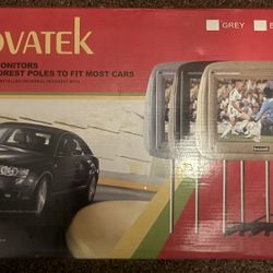 Headrests With Build In DVD Players