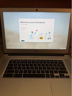 Chromebook and Charger