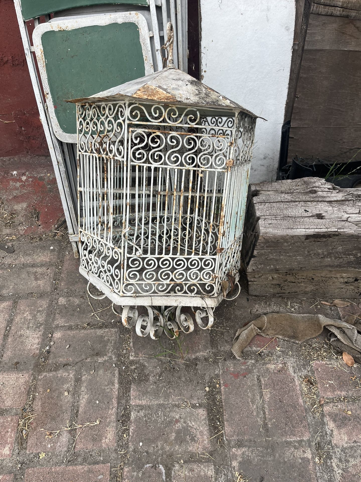 Vintage Bird Cage .