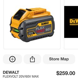DEWALT FLEXVOLT 20V/60V MAX Lithium-Ion 9.0Ah Battery