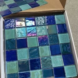 Glass Mosaic Pool Tile