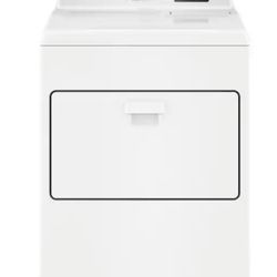 7.0 cu. ft. Vented Top Load Matching Electric Dryer in White with AutoSensing and Wrinkle Shield Opt