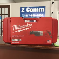 Milwaukee 15 Amp 1-1/4” Stroke Orbital Super Sawzall Reciprocating Saw With Hard Case 6538-21 Brand New In Box