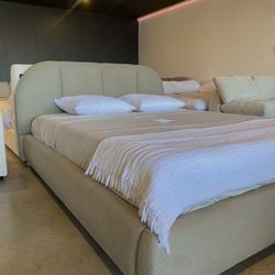 Soft-Curve Luxury Bed Frame — NEW ✨ Queen & King Available