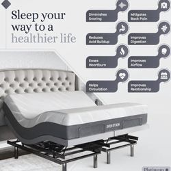 Sven & Son Platinum King Adjustable Bed Base + 14” Hybrid