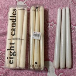 Taper Candles White 14 Count Plus 3