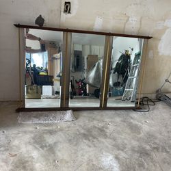 Antique Large Mirror 