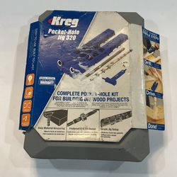 Kreg 320 Pocket-Hole Kit -- 1/2'', 3/4'', 1 1/2'' material thickness stops