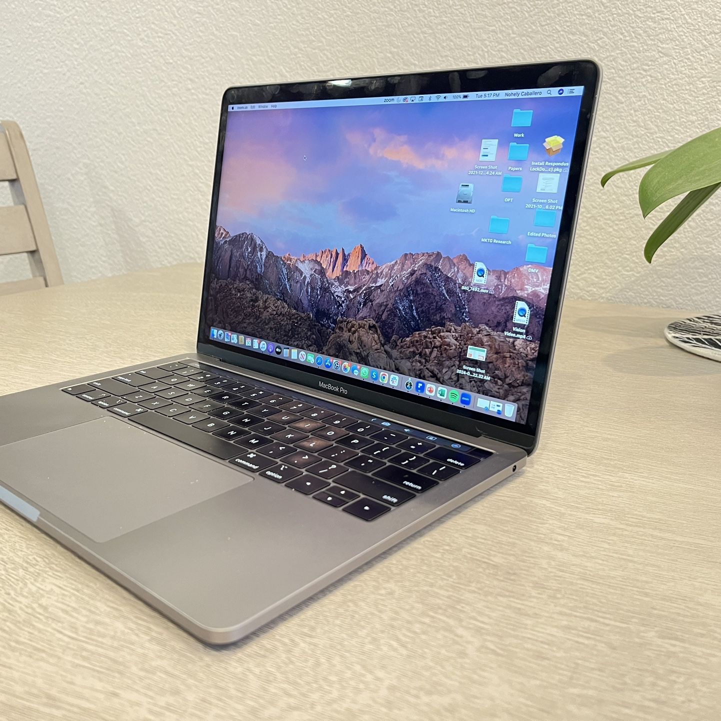 2019 MacBook Pro 13-Inch W/Touchbar