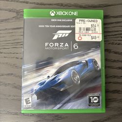Forza Motorsport 6 Xbox One