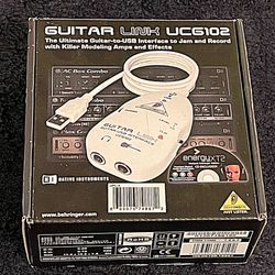 Behringer Audio interface For guitar Or Any 1/4 Jack.