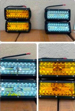 LED Light Pods Work Lights Luces Focos Niebla Neblina Chevy Gmc Ford Toyota Dodge Ram Chevrolet Jeep Chrysler Honda