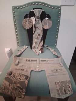 Denim belt set