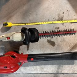 Craftsman Electric Saw Edger And Leaf Blower/Vacuum