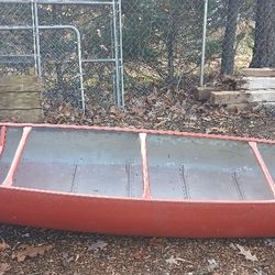 17ft Aluminum Canoe