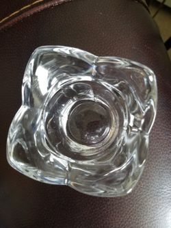 Crystal Votive Candleholder NEVER USED