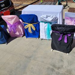 Chair covers and ribbons