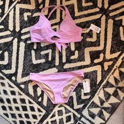 Shade & Shore Lilac Bikini Top And Bottom