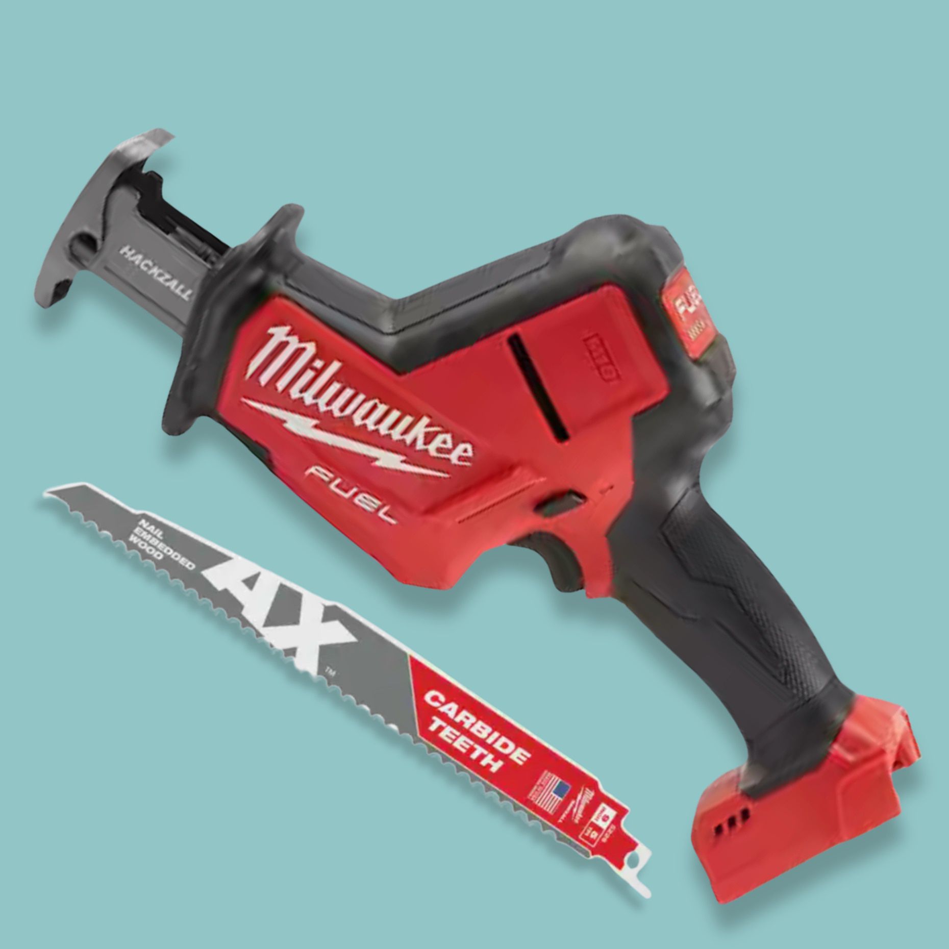 Milwaukee M18 FUEL 18V Lithium-Ion Brushless Cordless HACKZALL Reciprocating Saw With Blade  (Tool-Only)
