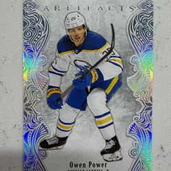 2025-26 Artifacts Platinum Sparkle #58 Owen Power Sabres /99 