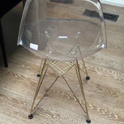 Acrylic Office Desk Chair