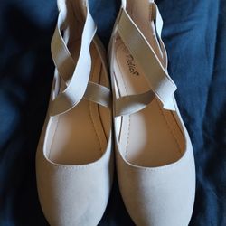 Beige Ballet Shoes