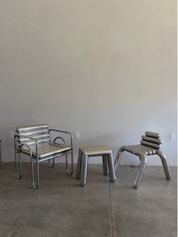 Accent chairs, stainless chairs aesthetic