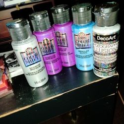 5 Sealed Brand New Color shift Paints 2 FL Oz