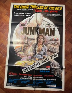 Vintage The Junkman Movie Poster