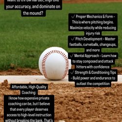 Pitching Lessons