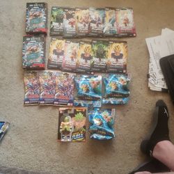 Pokemon DragonBall Z Yu-gi-oh Card Game Sets And Packs And Figures Lot!!