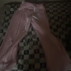 Pink Rich visitor Sweatpants - New - Comfortable Streetwear