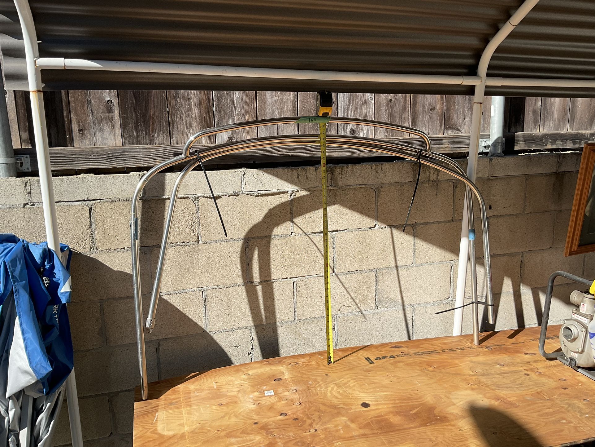 Sailboat Dodger Frame.